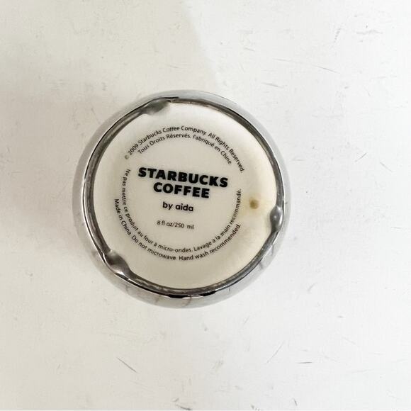 Starbucks Pewter Finish Mug Wave Bottom - Picture 8 of 8